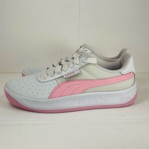 Puma California Casual Pink/White Sneaker Women Size 7.5